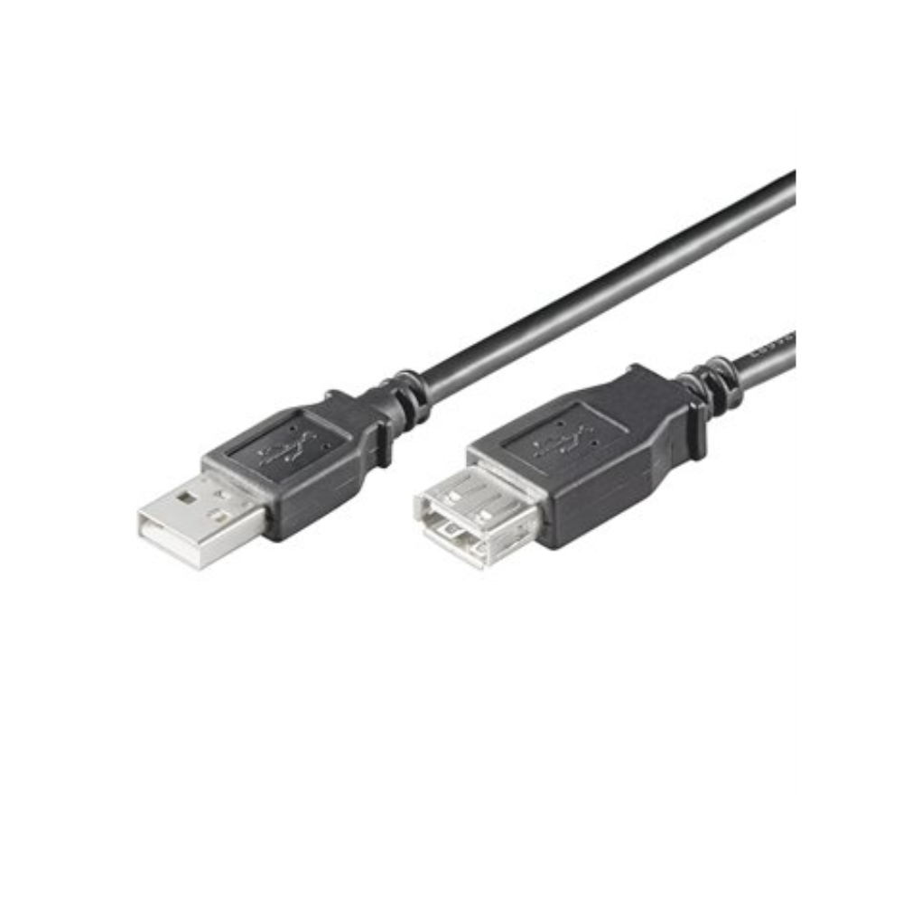 CABLE ALARGADOR USB EWENT USB-A MACHO USB-A HEMBRA 1,8m