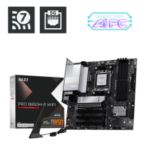 PLACA BASE MSI PRO B850M-P WIFI PCI-E x16 Gen5, M.2 Gen5