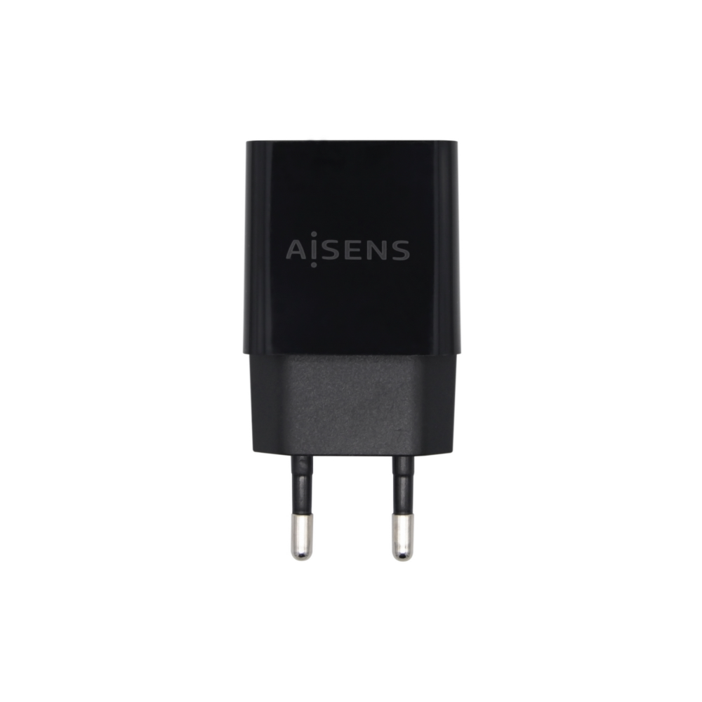 CARGADOR USB AISENS 10W ALTA EFICIENCIA 5V 2A NEGRO