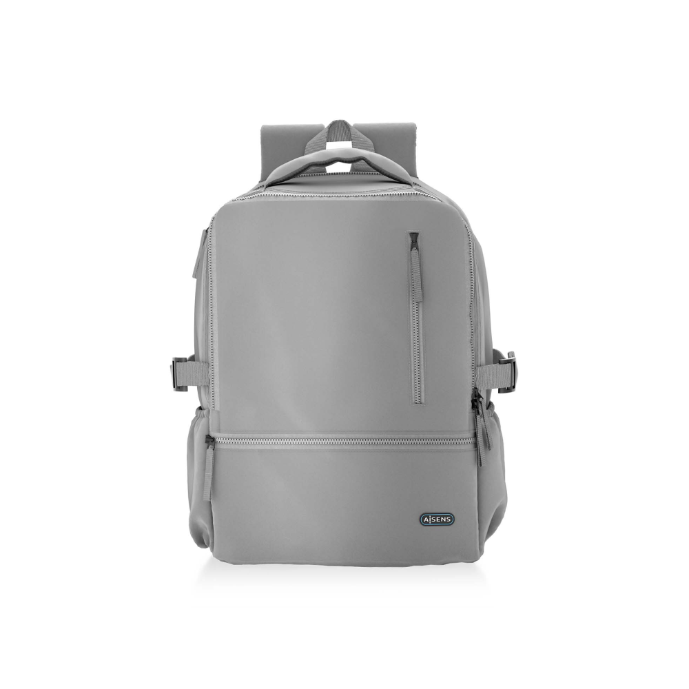 MOCHILA AISENS DEPORTIVA REPELENTE AL AGUA 15,6" GRIS