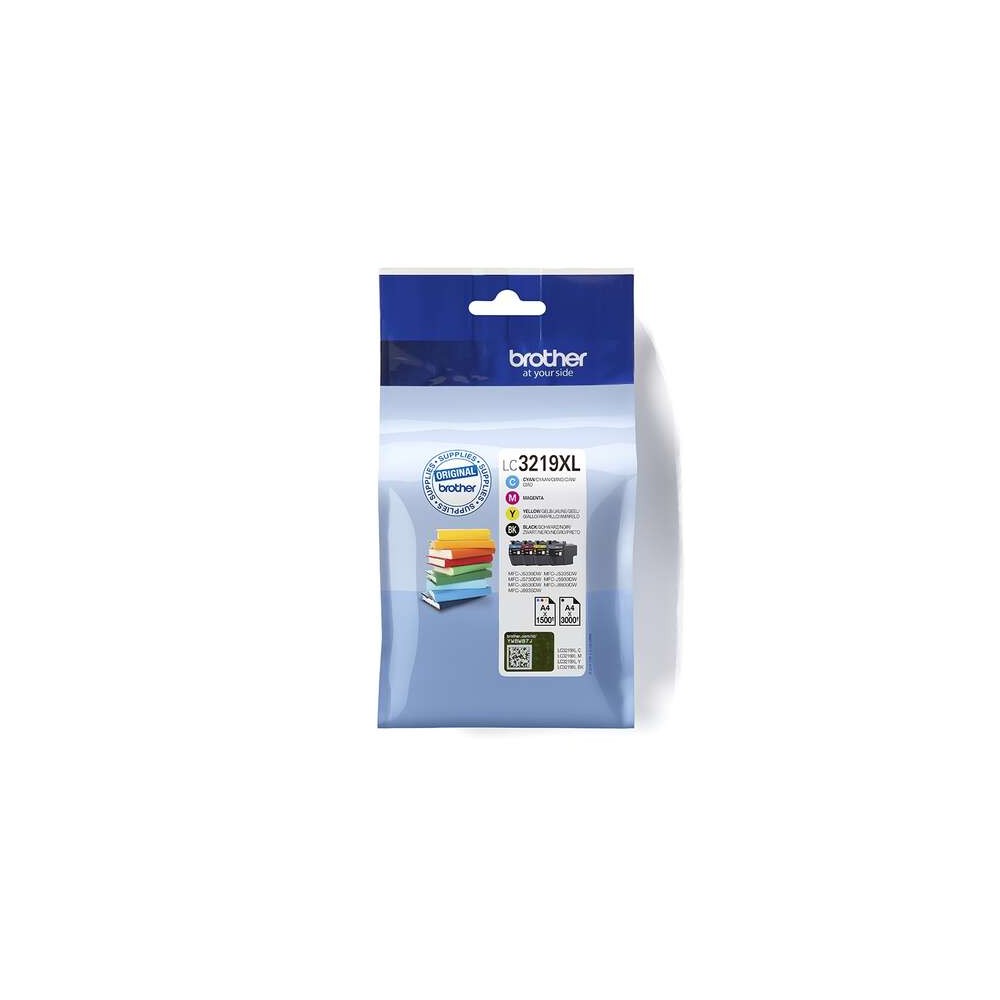 Brother LC3219XL Pack de 4 Cartuchos de Tinta Originales - LC3219XLVAL