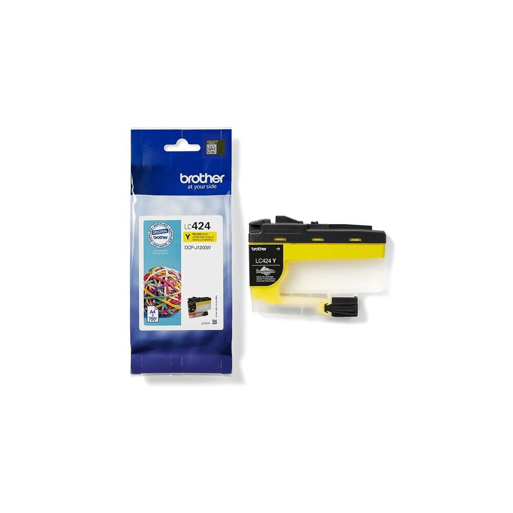 Brother LC424 Amarillo Cartucho de Tinta Original - LC424Y