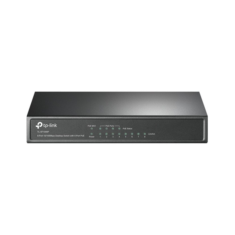 Tp-link tl-sf1008p switch 8x10/100mbps 4xpoe metal