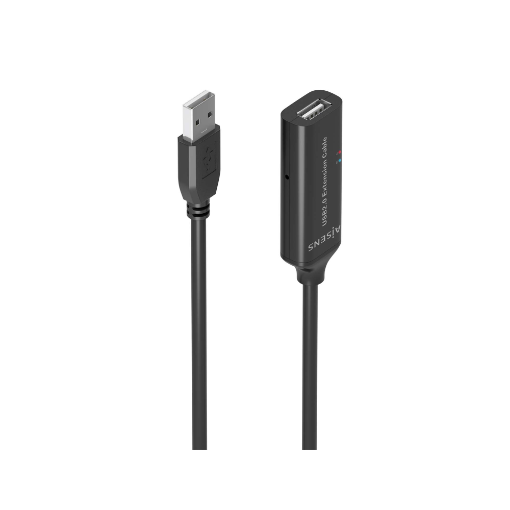 CABLE AISENS USB 2.0 PROLONGADOR AMPLIFICADOR A/M-A/H NEGRO 10M