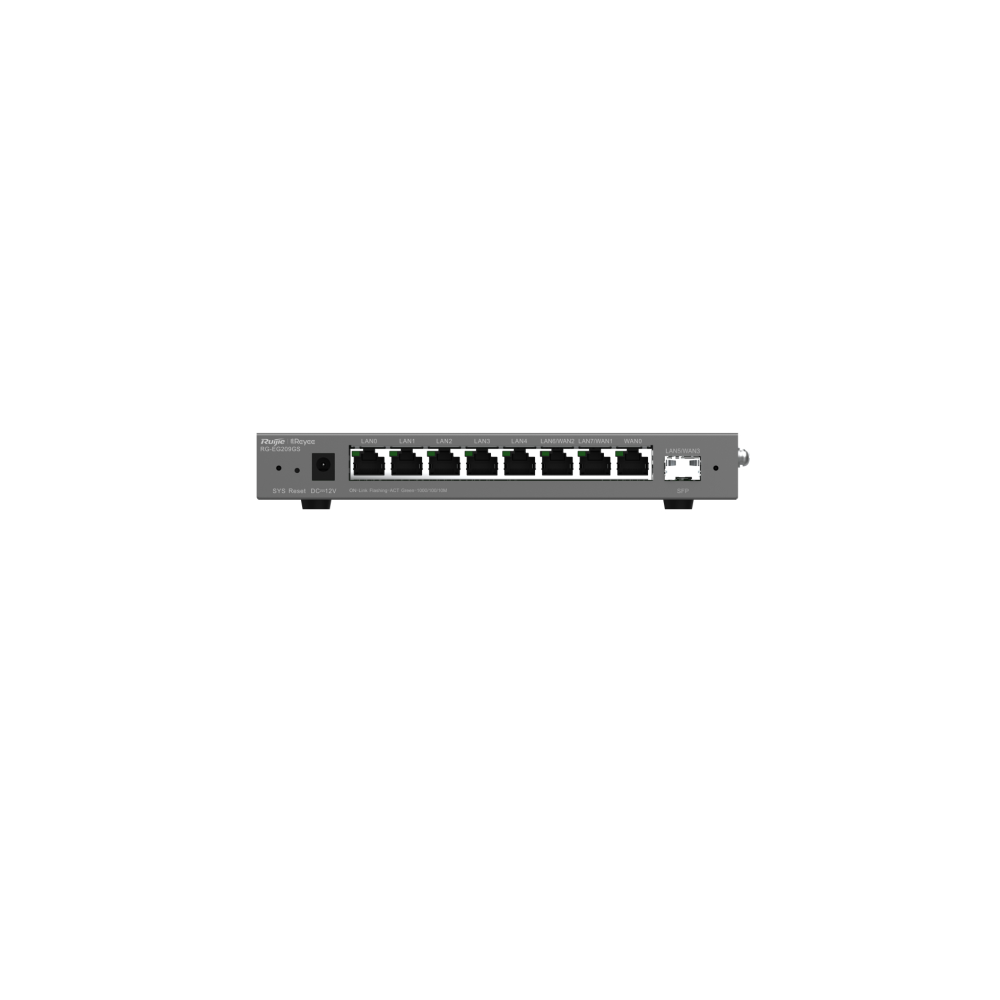 ROUTER RUIJIE REYEE RG-EG209GS 9-PORT GIGABIT + 1 SFP MULTIWAN ROUTER