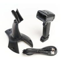 Iggual lector código barras 2d usb con soporte
