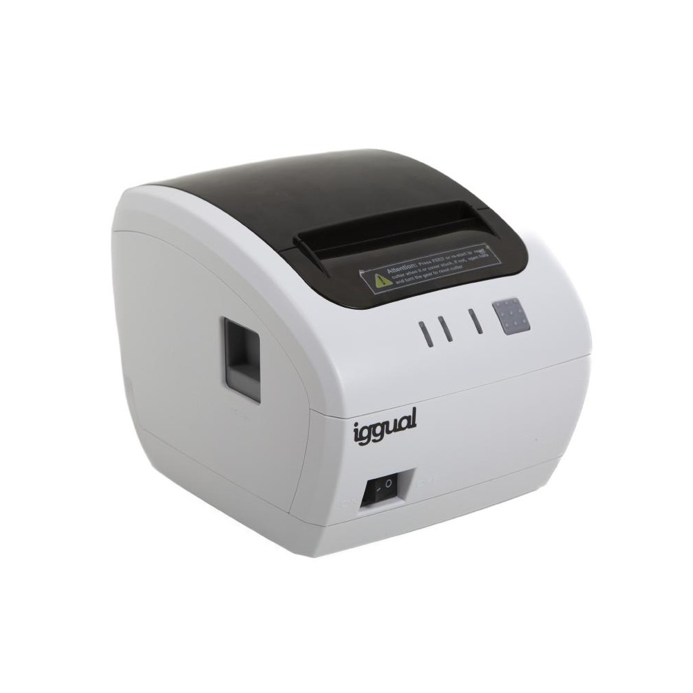 Iggual impresora térmica tp easy 80w usb+rj11 blan