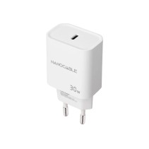Nanocable cargador pared usb-c pd 30w blanco