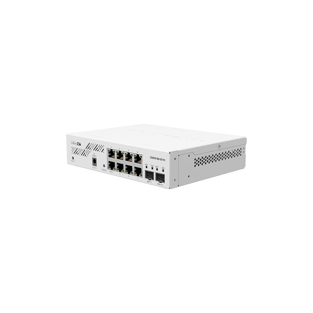 Mikrotik css610-8g-2s+in 8xgbe 2x10gb sfp+
