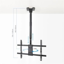 Tooq lpce1186tsli-b soporte techo tv 43"-86"