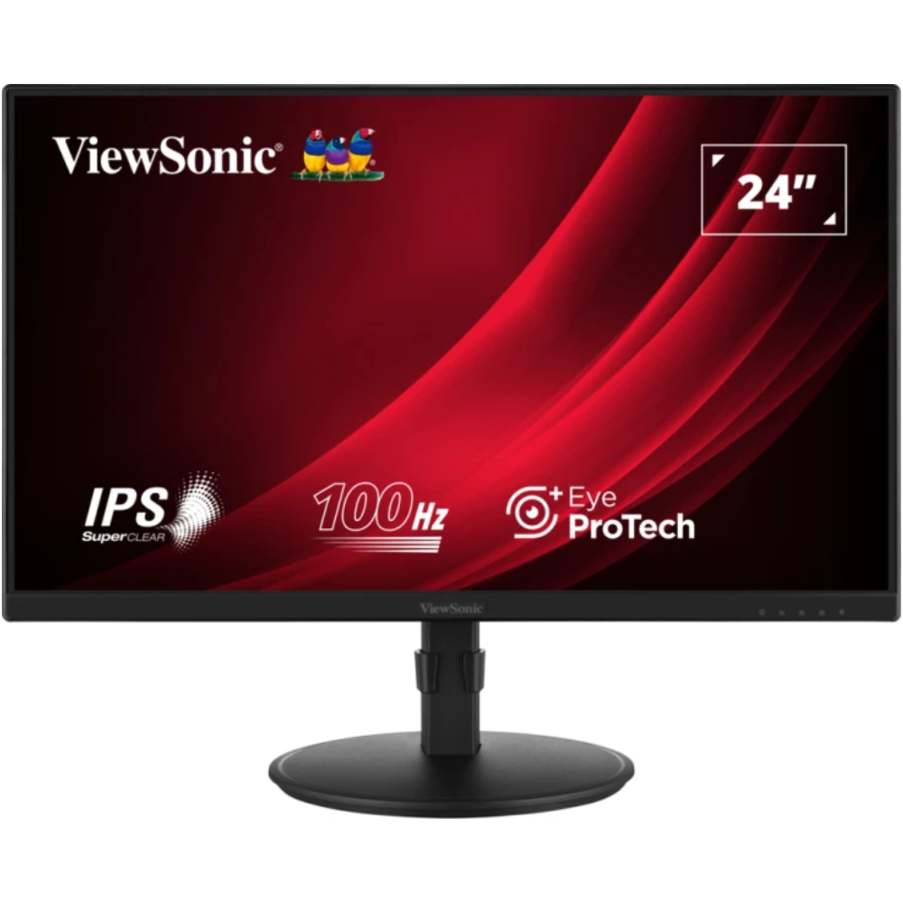 MONITOR VIEWSONIC 23,8" VA2408-HDJ FHD IPS LED VGA HDMI DP AJUS. ALTURA