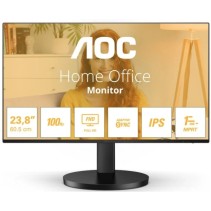 AOC Monitor 23.8" LED IPS FullHD 1080p 100Hz - Respuesta 1ms - Angulo de Vision 178° - Altavoces Incorporados - HDMI, VGA, Audio