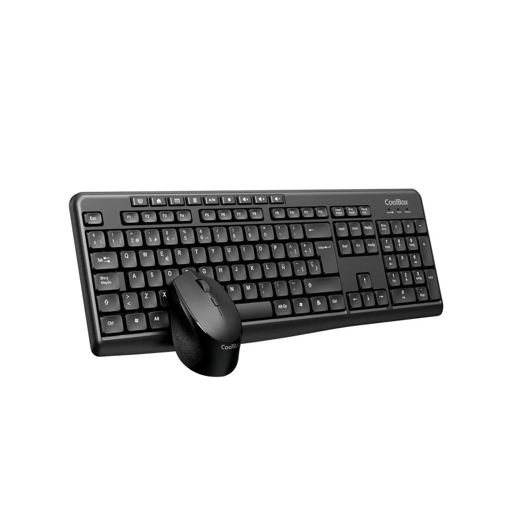 Coolbox kit teclado mm + ratón inalámbrico