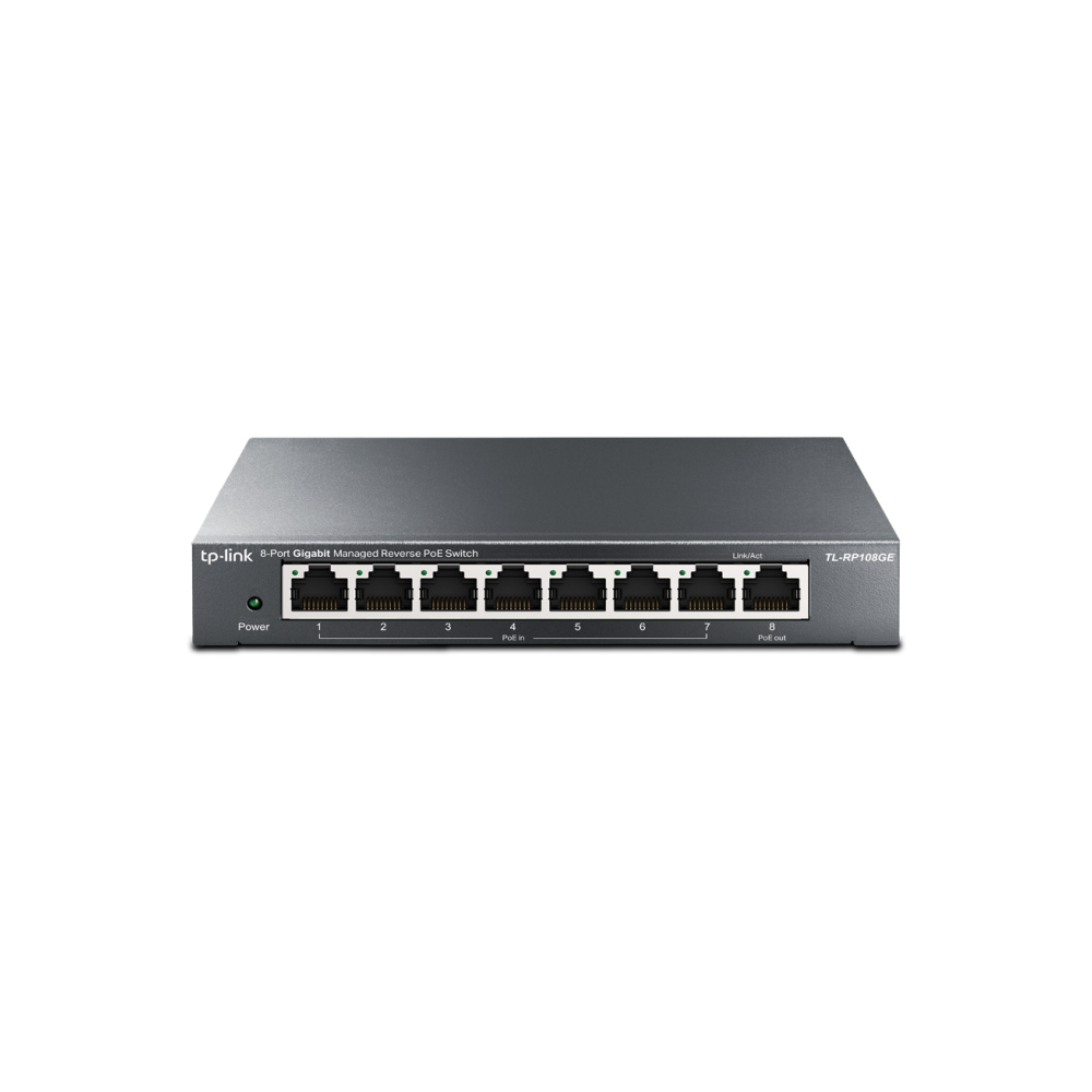OMADA 8-PORT GIGABIT MANAGED REVERSE POE SWITCH