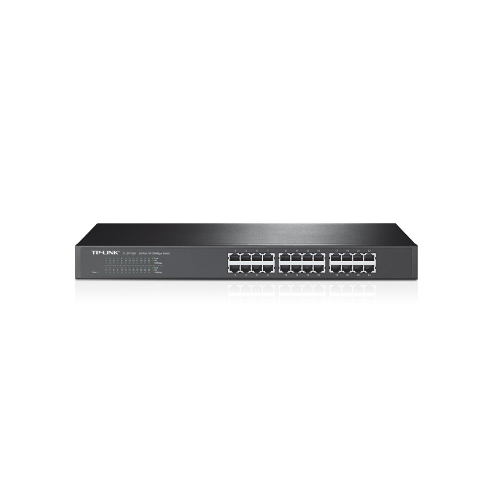 Tp-link tl-sf1024 switch 24x10/100mbps metal