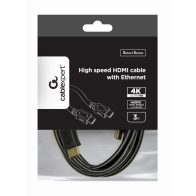 CABLE HDMI GEMBIRD MACHO MACHO 4K ALTA VELOCIDAD 3M "SELECT SERIES"