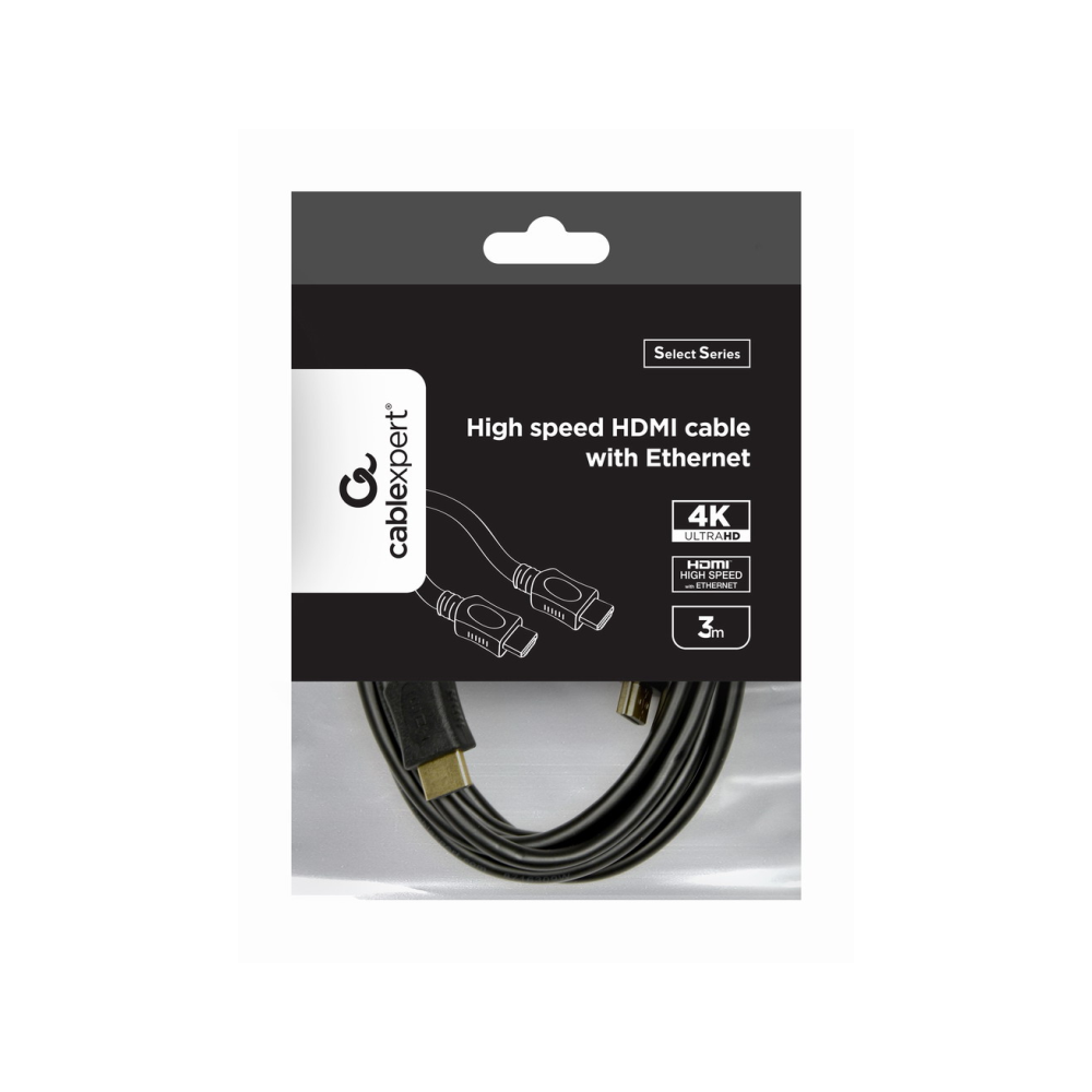 CABLE HDMI GEMBIRD MACHO MACHO 4K ALTA VELOCIDAD 3M "SELECT SERIES"