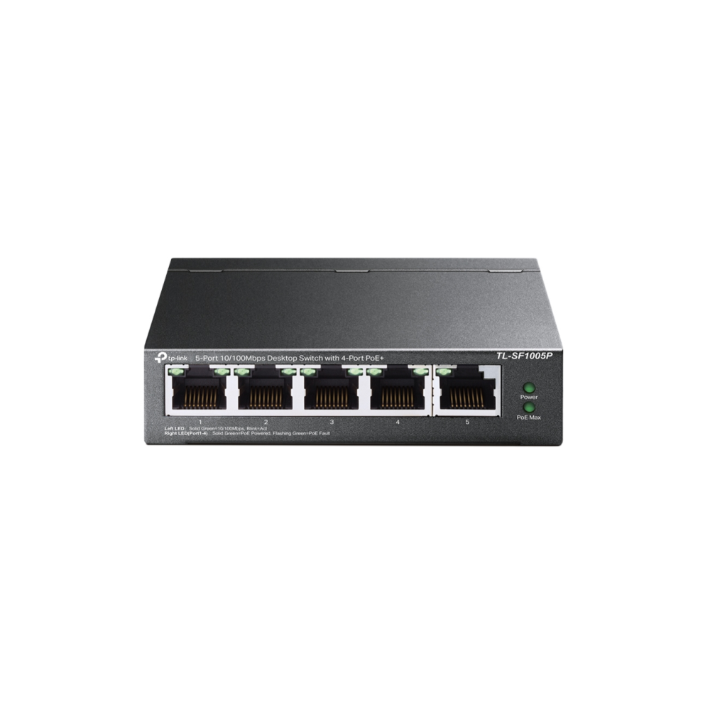 SWITCH TP-LINK TL-SF1005P DESKTOP SWITCH 4-PORT POE