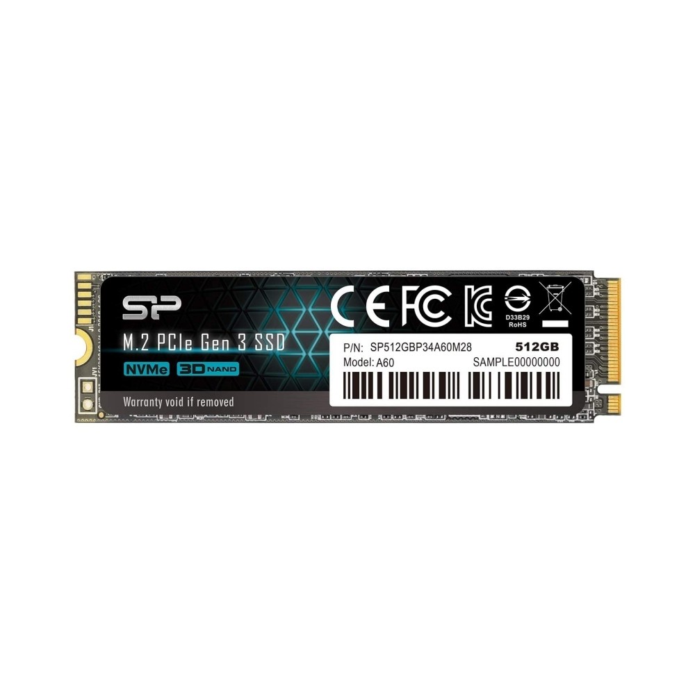 Sp p34a60 512gb ssd m.2 pcie gen3x4 nvme