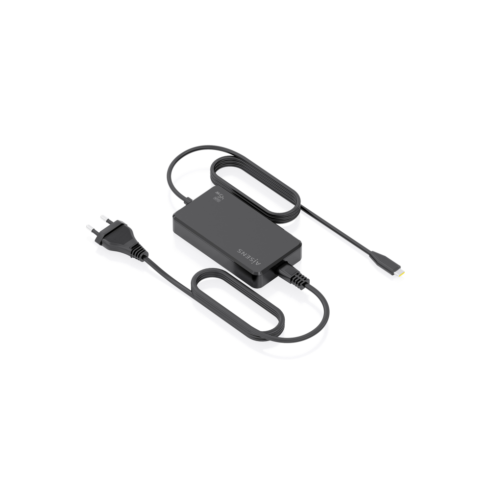 CARGADOR AISENS SOBREMESA GAN 45W PD3.0 1XUSB-C 1.8M NEGRO