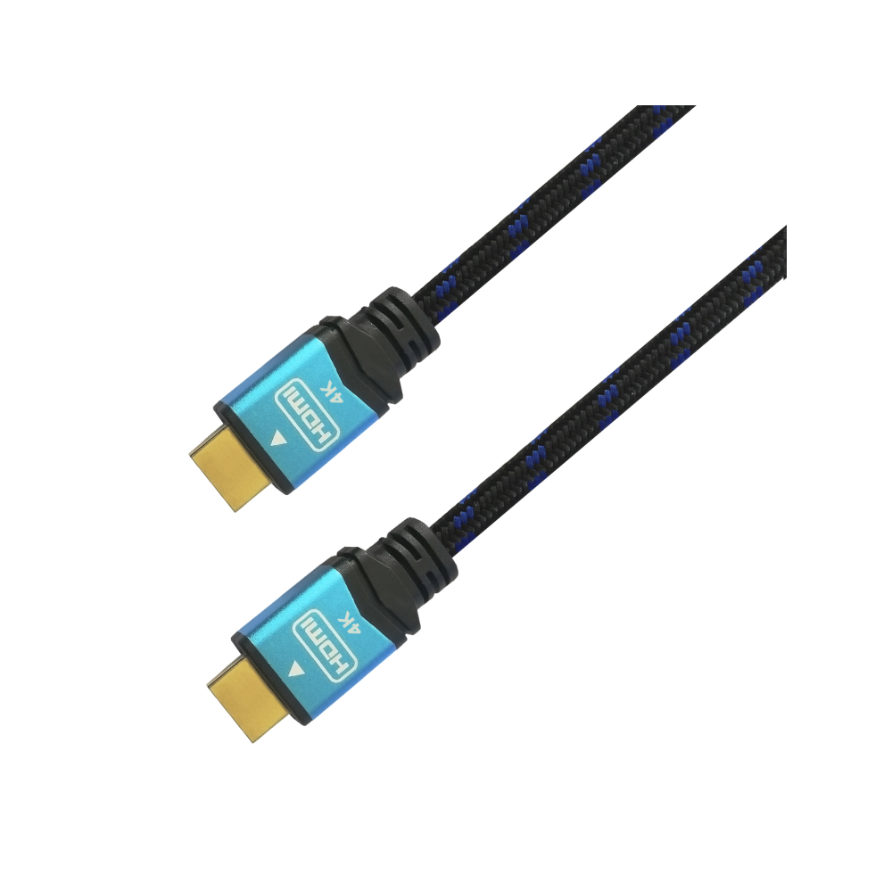 CABLE HDMI AISENS V2.0 PREMIUM 4K60HZ 18GBPS A/M-A/M 0.5M NEGRO AZUL