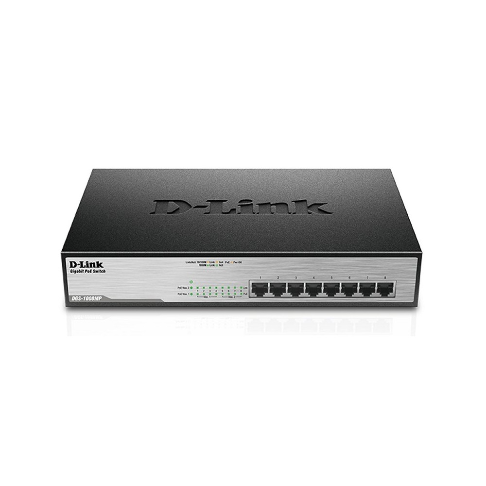 D-link dgs-1008mp switch 8xgb poe