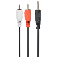 CABLE AUDIO GEMBIRD CONECTOR 3,5MM A RCA 1,5M