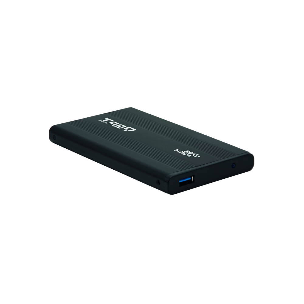 CARCASA HDD TOOQ TQE-2524B 2,5" 9,5 MM SATA USB 3.0 NEGRA