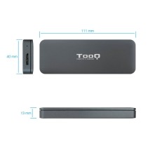 Tooq caja externa para discos ssd m.2 ngff usb