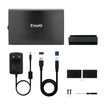 Tooq tqe-3531b caja hdd 3.5" usb 3.1gen1 negra