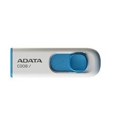 Adata lapiz usb c008 32gb usb 2.0 blanco/azul 2