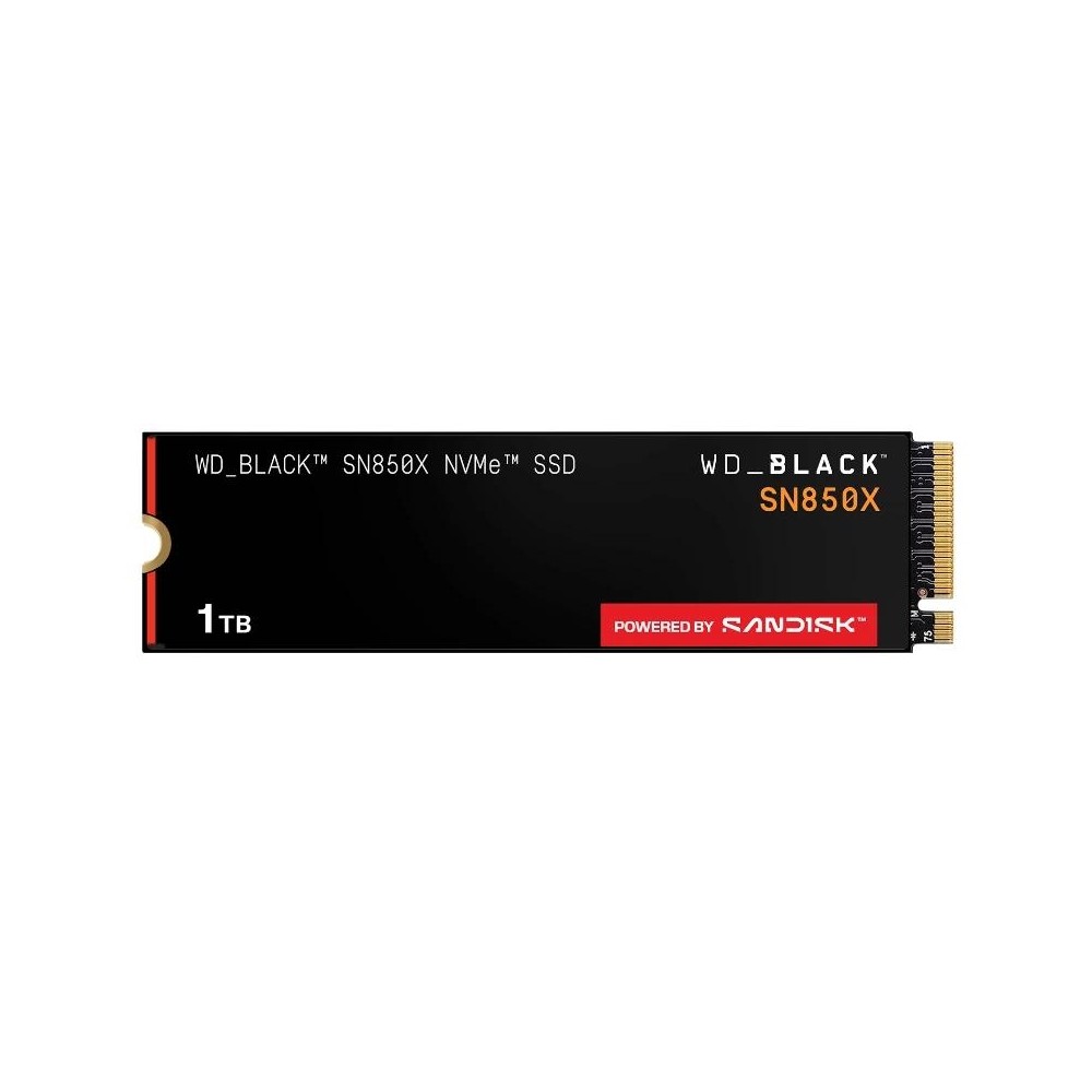 Wd black sn850x wds100t2x0e ssd 1tb pcie gen4 nvme
