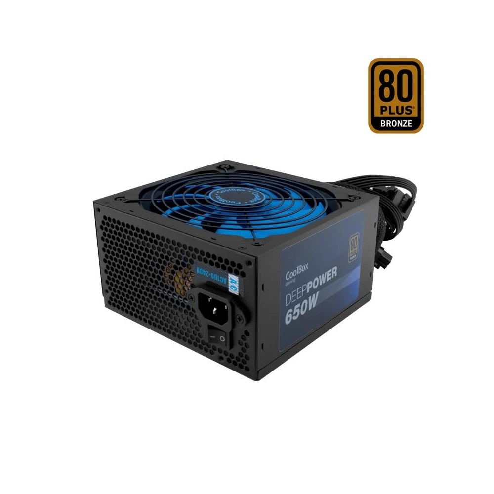 Coolbox gaming fuente alimentacion 650w 80+ bronze