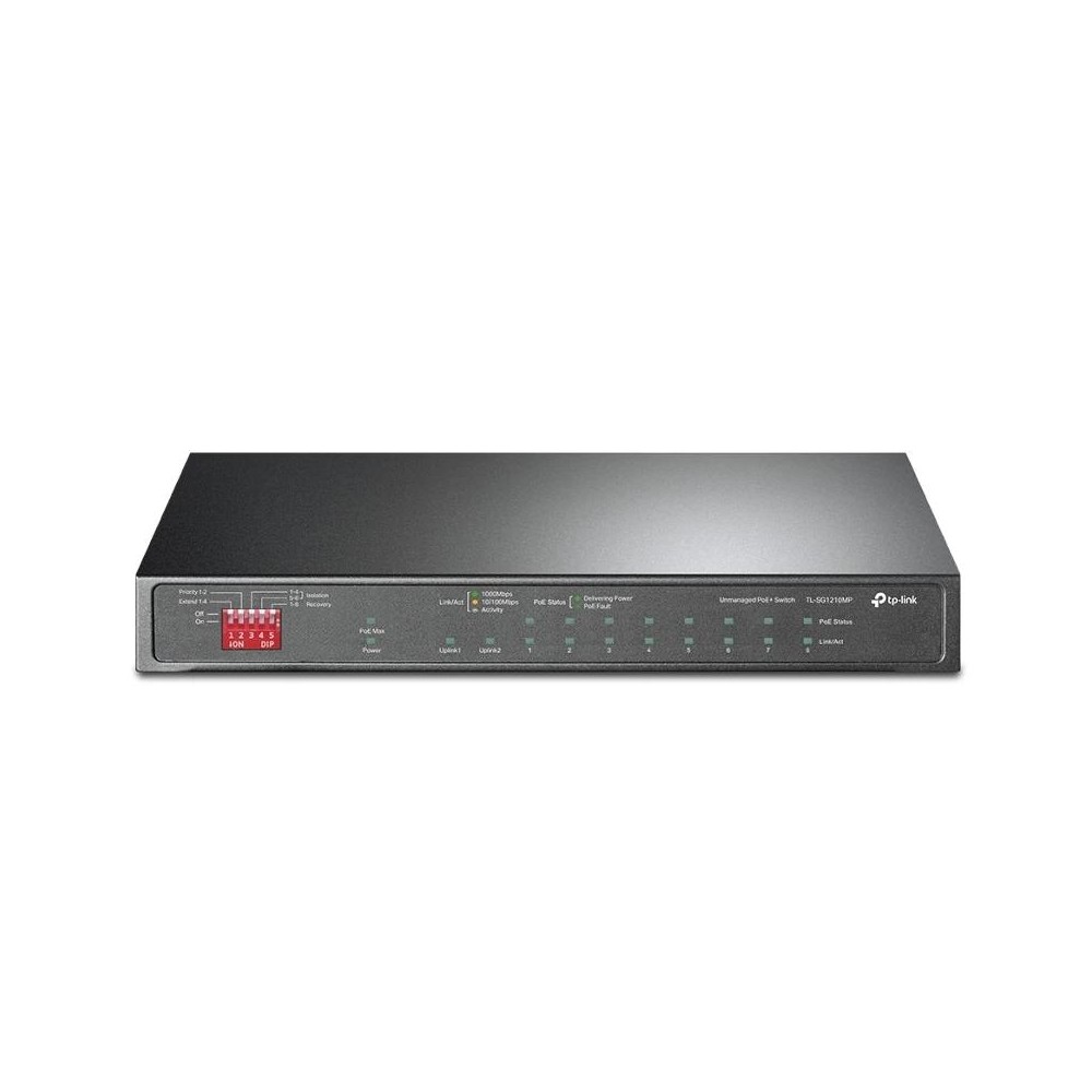 Tp-link tl-sg1210mp switch 8xgb poe+ 2xgb 1xsfp
