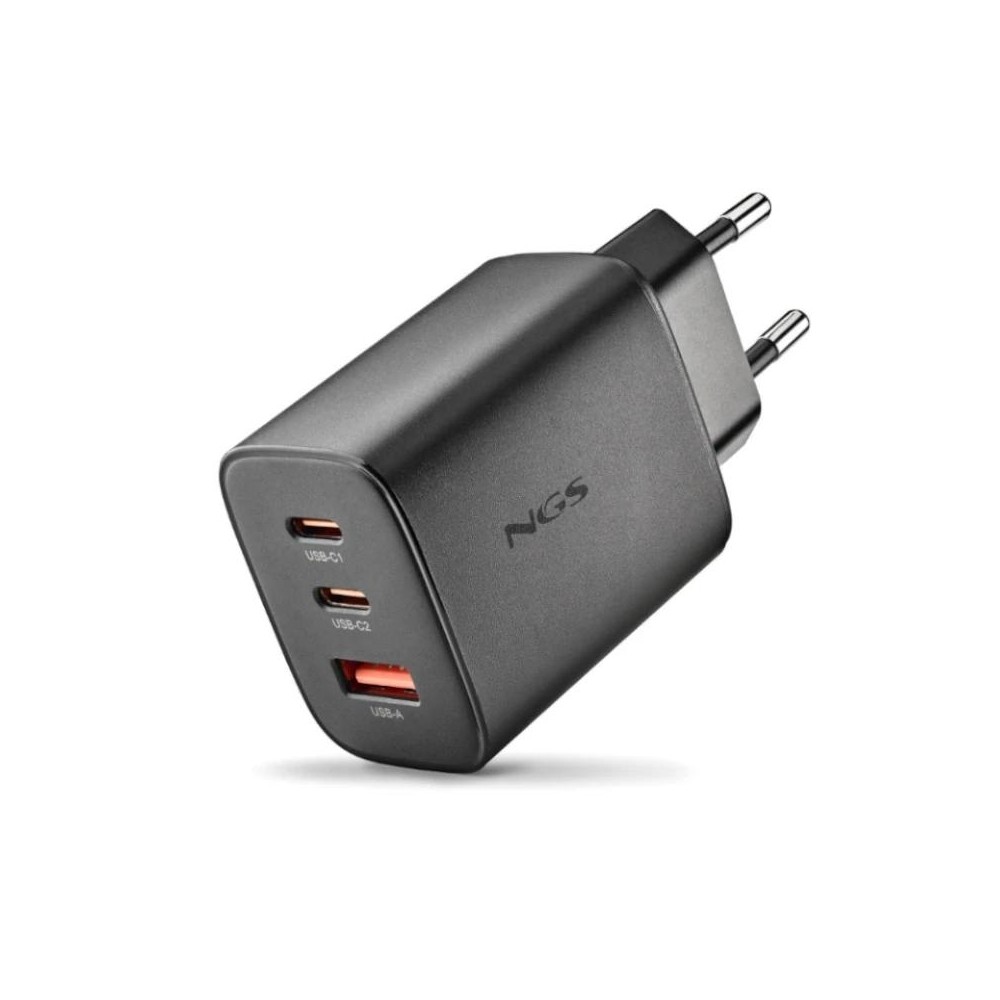 Ngs cargador gan ultrarapido 65w usb-c+ usb-a