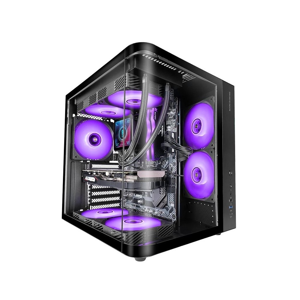 Mars gaming semitorre atx mccurv negra