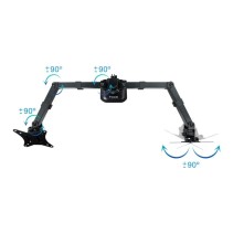 Tooq soporte mesa db1802tn-b 2 brazos 17-27"