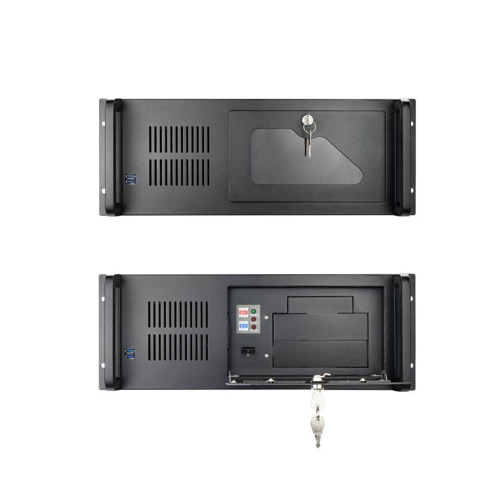 Tooq caja rack-406n-usb3 4u 19" atx sin f.a negro