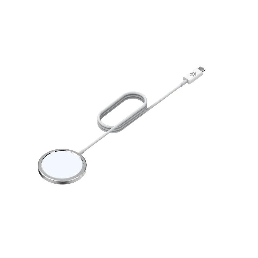 Celly cargador magsafe 15w blanco