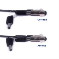 Ewent cable seguridad nano con llave 2