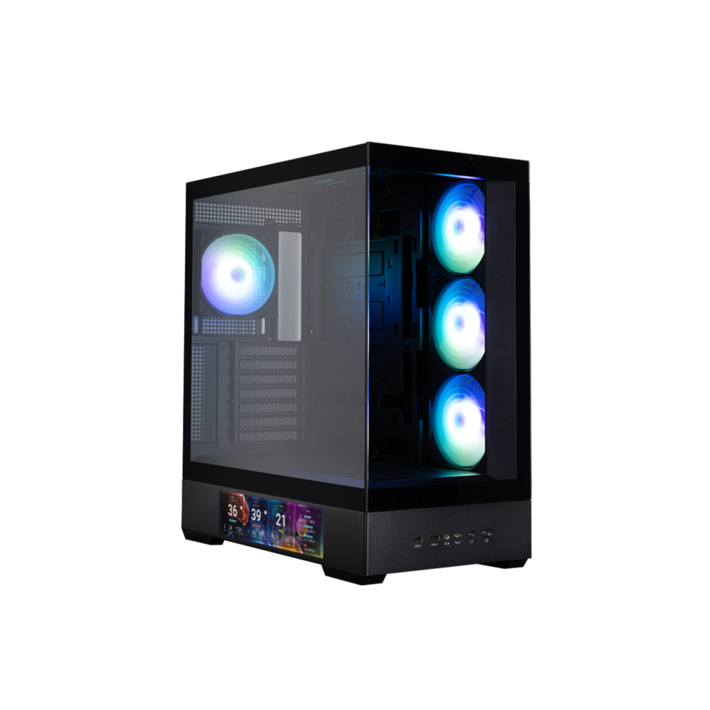 CAJA ZALMAN P40 DS ATX 4 XVENT 120MM ARGB 2XUSB 3.0 NEGRO S/N FUENTE