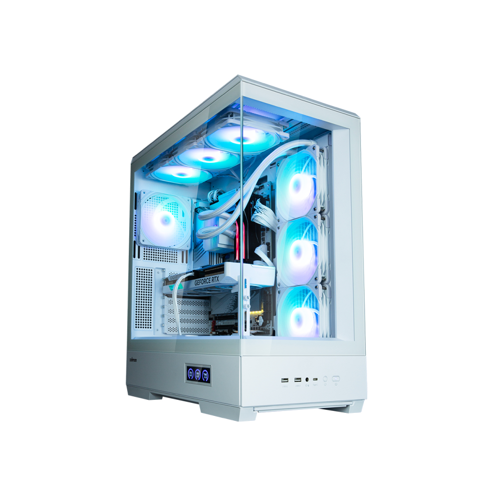 CAJA ZALMAN P50 DS ATX 4 XVENT 120MM ARGB 2XUSB 3.0 BLANCO S/N FUENTE