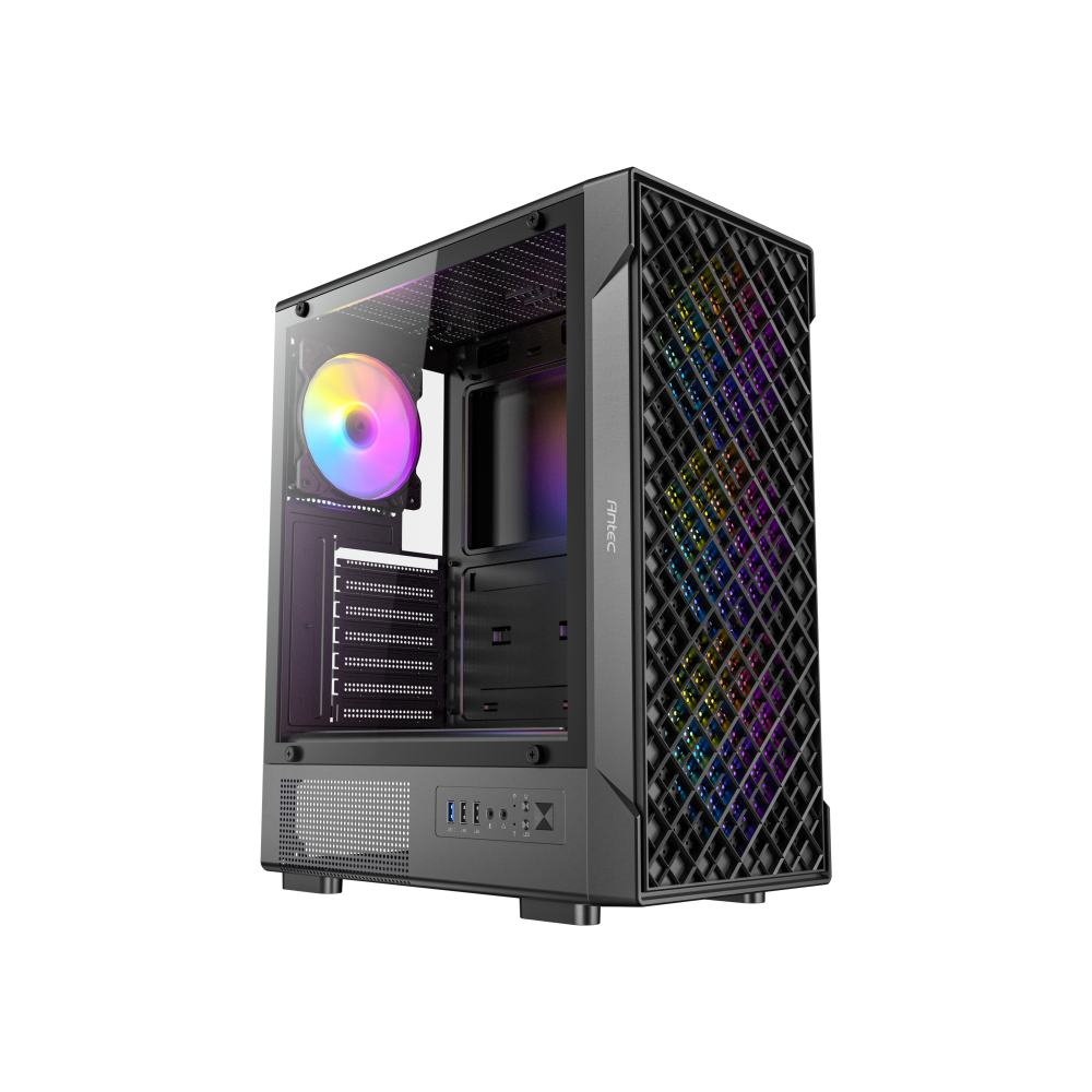 CAJA ANTEC VX-320 ATX 4 VENTILADORES ARGB NEGRA