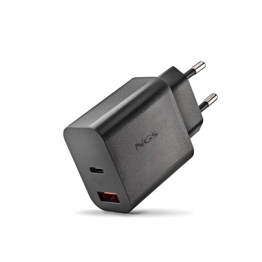 Ngs cargador gan ultrarapido 30w usb-c+ usb-a