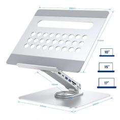 Ewent soporte giro 360º y dockingstation 7 en 1 2