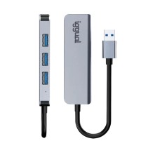 Iggual hub usb-a 3.0 x 4 puertos usb-a 3.0