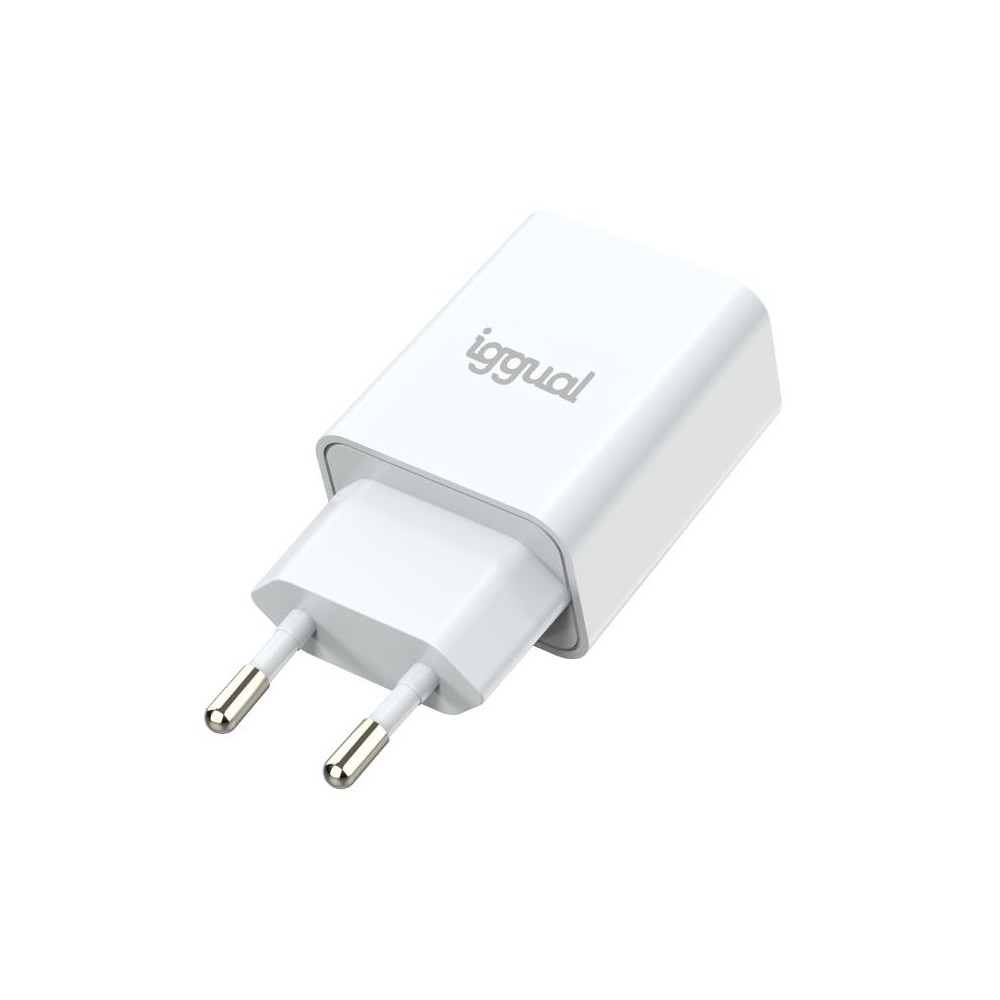 Iggual cargador de pared 1xusb 5v/2.4a (12w)