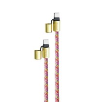 Intenso lanyard cable usb-c c 1,65 m neon mix