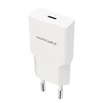 Nanocable cargador usb-c/pd 20w blanco