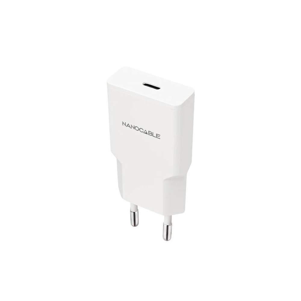 Nanocable cargador usb-c/pd 30w blanco
